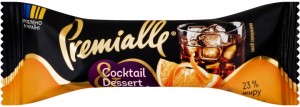Сырок глазированный Premialle Cocktail&Dessert Апельсин с ароматом коктейль бурбон 23% 36г