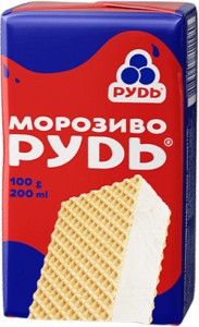 Мороженое Рудь брикет 100 г