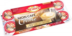 Сливки порционные President 10% 10х10 г