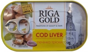 Печень трески Riga Gold 121 г
