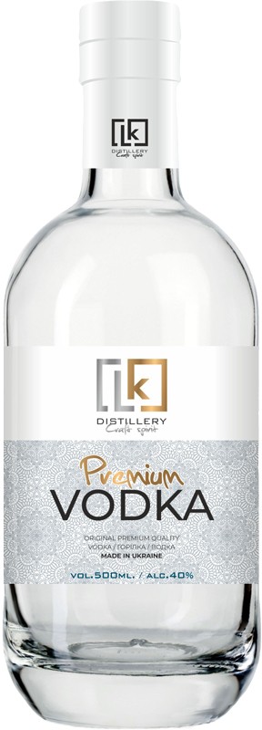 Горілка LK Distillery Premium Vodka 40% 0,5 л 