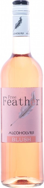 Напиток на основе вина Free Feather Alcoholfree Blush безалкогольный розовый полусладкий 0,5% 0,75л