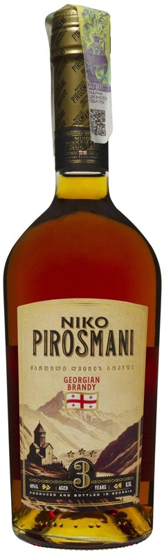 Бренді Грузинський Niko Pirosmani 3 роки 0,5 л