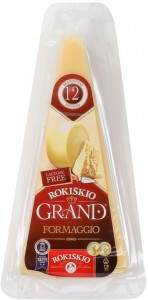 Сир Rokiskio Grand Formaggio твердий витримка 12 місяців 37% 180г