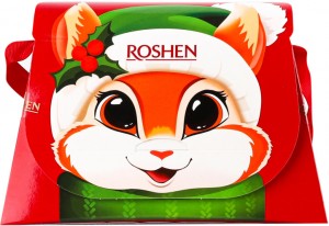 Новорічний подарунок Рошен Сумочка Новорічна 338 г