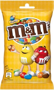 Драже M&amp;M's з арахісом та молочним шоколадом 90г