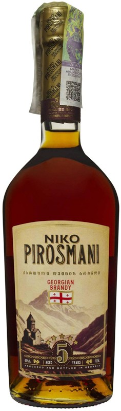 Бренди Грузинский Niko Pirosmani 5 лет 0,5 л