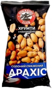 Арахіс Hokkaido Club смажений солоний 60 г 