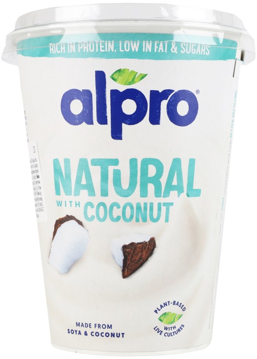 Продукт соевый Alpro Natural with coconut ферментированный 400г