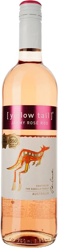 Вино Yellow Tail Jammy Rose Roo рожеве напівсолодке 11% 0,75 л