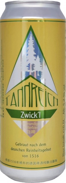 Пиво Tannreich Zwickl heel 0,5л ж/б