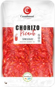 Ковбаса Casademont Чорізо Екстра Пікантна нарізка 100г