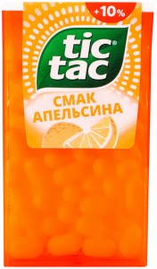 Драже Tic Tac Вкус Апельсина 54г