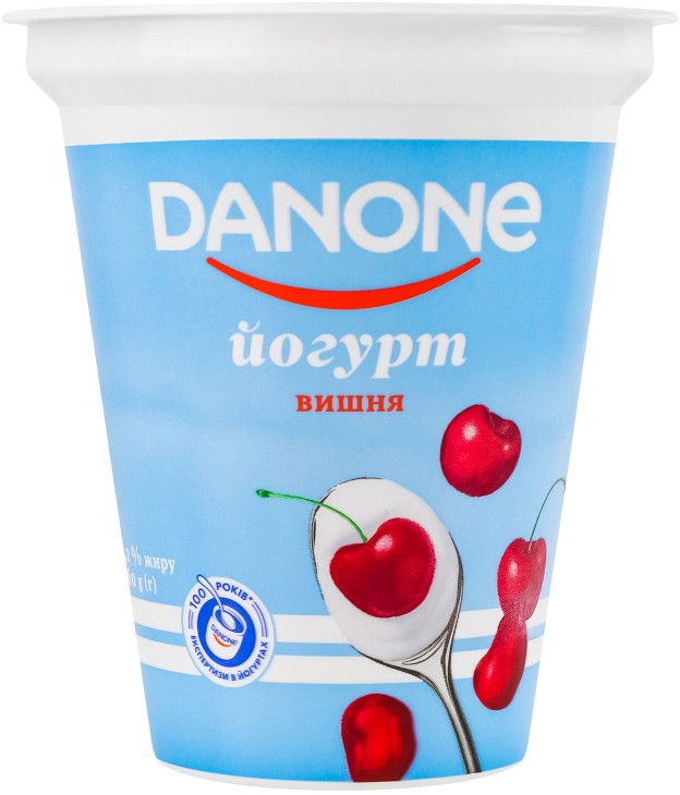 Йогурт Danone Вишня 3.2% 260г