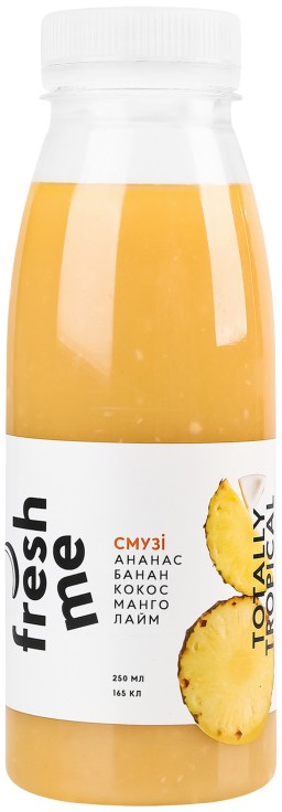 Смузі Fresh me Totally tropical фруктове пастеризоване 250 мл