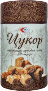 Сахар АТА тростниковый коричневый прессованный 500г