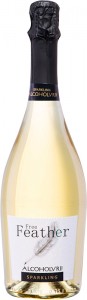 Напій на основі вина Sparkling Alcoholfree Free Feather безалкогольний білий напівсолодкий 0,75л