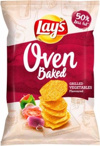Картопляні чипси Lays Baked овочі гриль 125 г