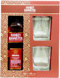 Віскі Hankey Bannister 0,7 л 40% +2 брендовані склянки в коробці