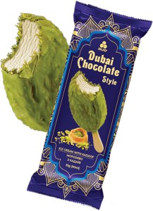 Морозиво Rud Dubai chocolate style пломбір ескімо з кадаїф 55г