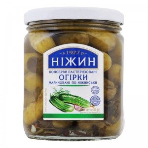 Огурцы Нежин маринованные по-нежински 450 г