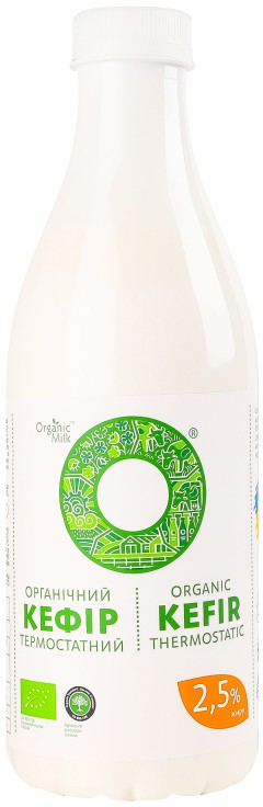 Кефир Organic Milk термостатный органический 2.5% 900г