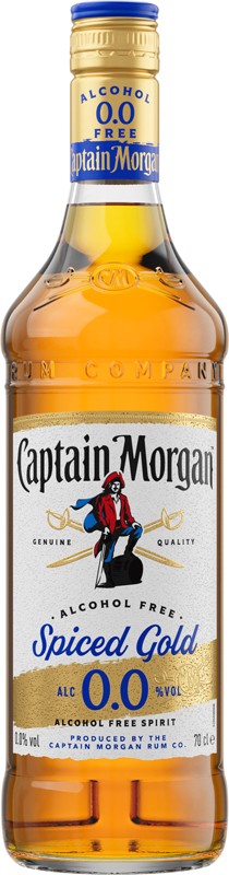 Напиток безалкогольный Captain Morgan Spiced Gold Alcohol Free 0,7 л