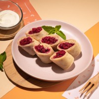 Млинці з вишнями