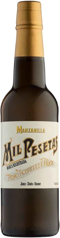 Вино Mil Pesetas Jerez Manzanilla біле сухе 18% 0,375 л