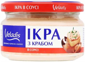 Ікра Veladis із крабом у соусі 160 г