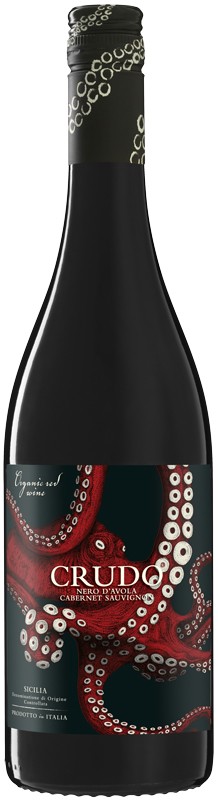 Вино Mare Magnum Crudo Nero d'Avola Cabernet Organic червоне сухе 14% 0,75 л