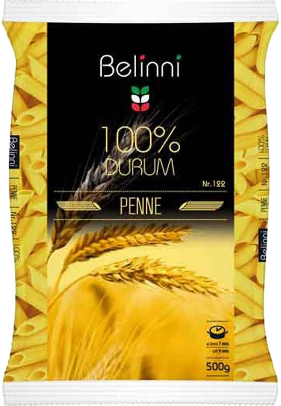 Макароны Belinni Penne rigate №122 Перья 500 г