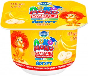 Йогурт Локо Моко Банан 1.5% 115 г