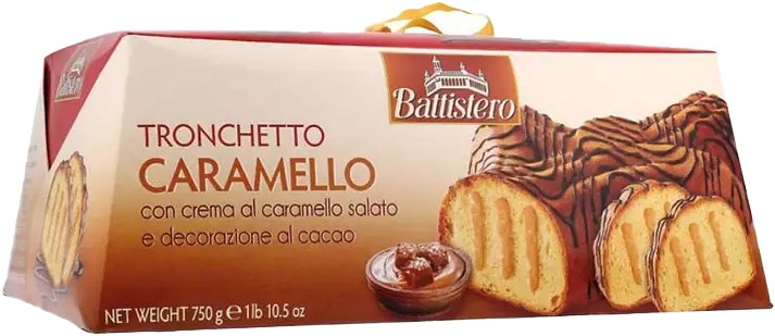 Рулет Battistero Tronchetto с карамельным кремом 750 г