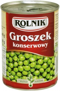 Горошек зеленый Rolnik 400 г ж/б