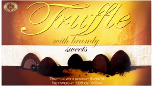 Цукерки шоколадні ХБФ Трюфель з коньяком 200 г