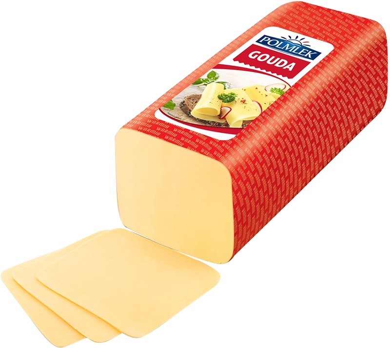 Сыр Polmlek Гауда твердый весовой