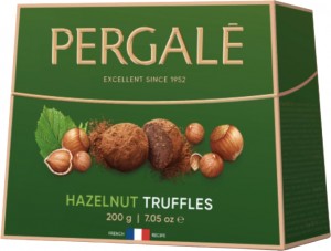 Цукерки Pergale Truffles лісовий горіх 200г