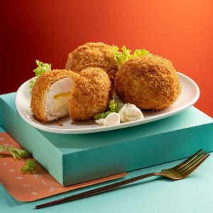 Котлеты из куриного филе с сыром Моцарелла