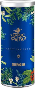 Новогодний Тубус Sergio Фрукфетта "Омело" 120 г