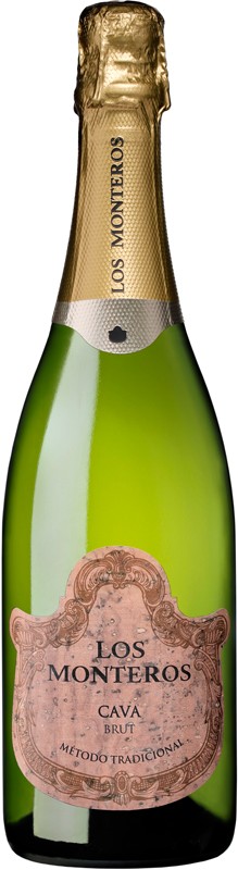 Вино ігристе Los Monteros Cava Brut біле брют 11,5% 0,75 л 