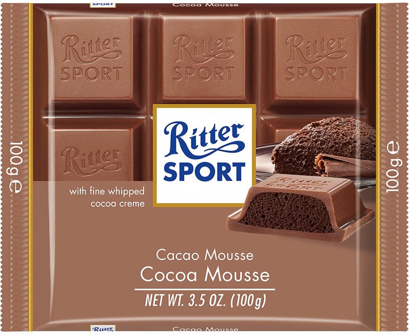 Шоколад молочный Ritter Sport Какао Мусc 100 г