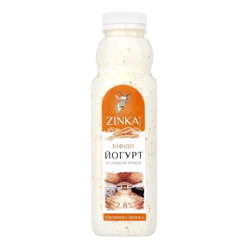 Йогурт из козьего молока "Злаки" Zinka 2,8% 300г