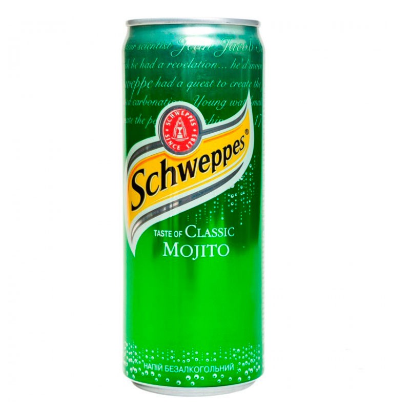 Напиток Schweppes Мохито 330мл ж/б