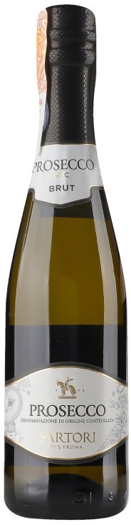 Вино ігристе Sartori Prosecco біле брют 11% 0,2 л