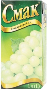 Сок Смак Виноградный 1 л