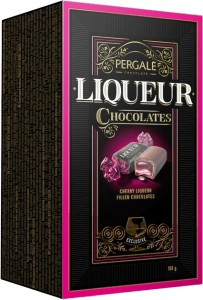 Шоколадні цукерки Pergale з вишневим лікером 190г 