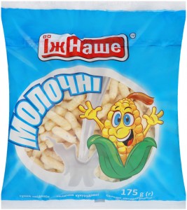 Палочки кукурузные молочные ЇжНаше 175г