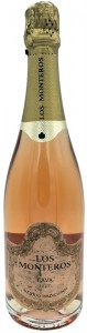 Вино ігристе Los Monteros Cava Brut рожеве брют 12% 0,75 л 