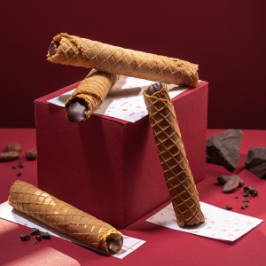 Вафельные трубочки с шоколадом